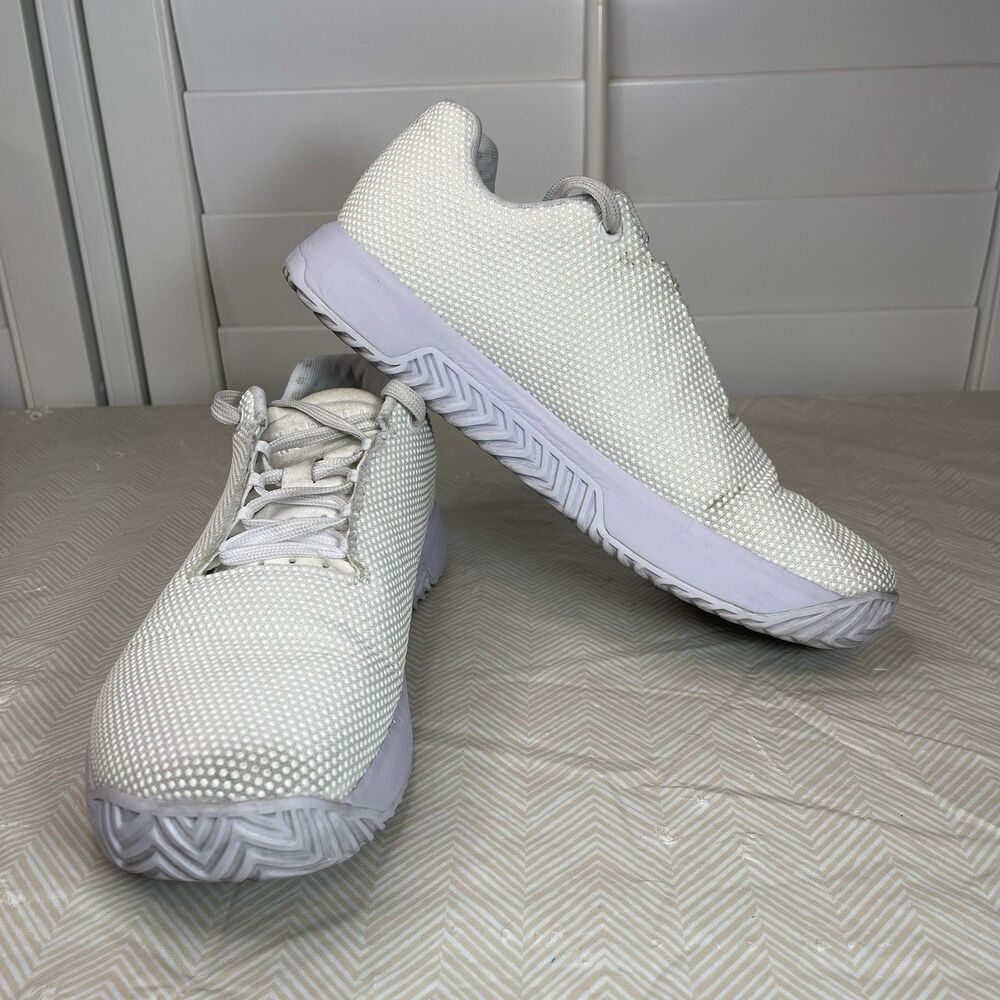 Nobull Superfabric All White Sneaker Lace up Low Top Women's‎ 9.5 US/Men's 8 US - Picture 2 of 9